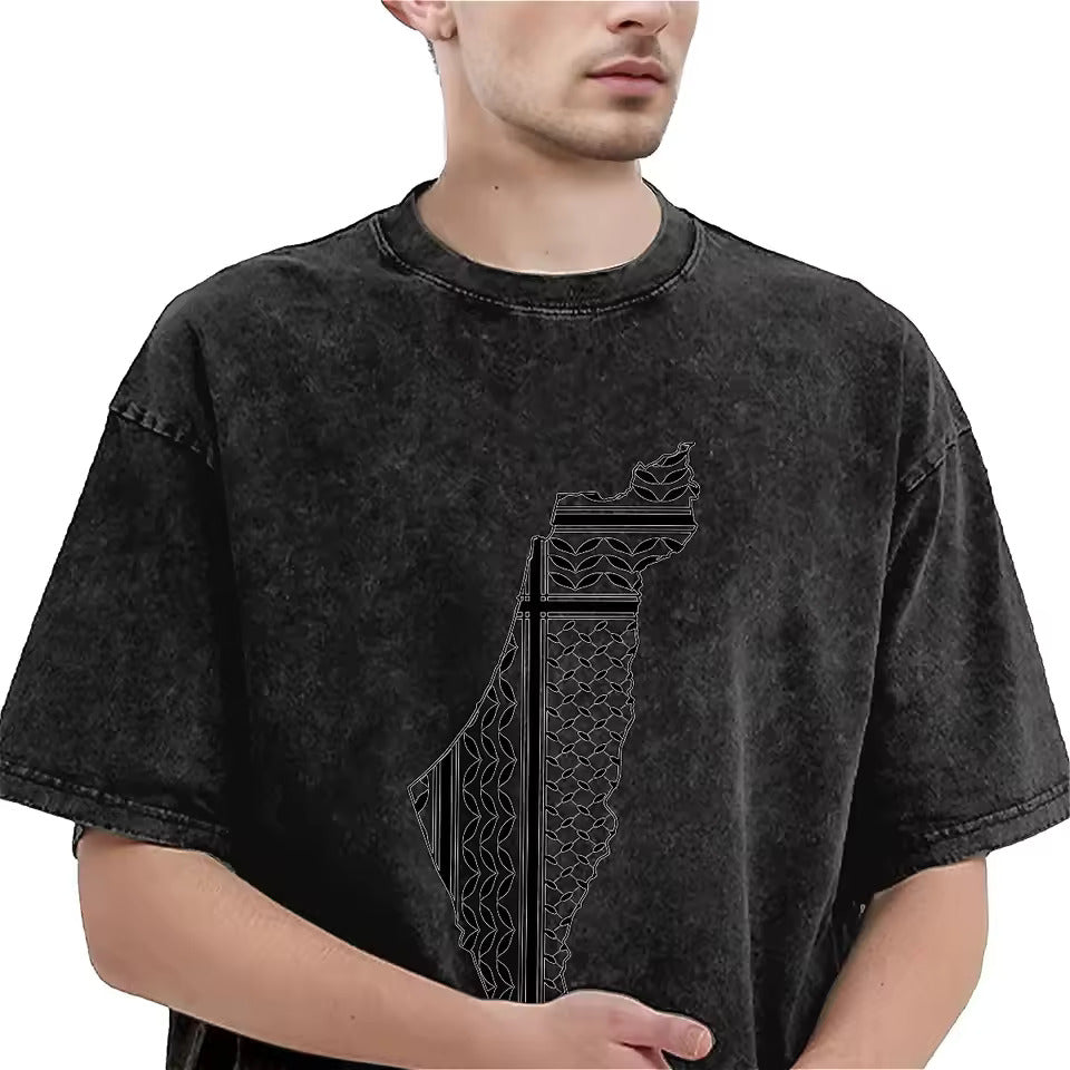 Symbolic Print T-Shirt – Modern Fit